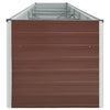 Erhöhtes Blumenbeet Evike 400x80x77cm (verzinkter Stahl)