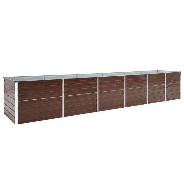 Erhöhtes Blumenbeet Evike 480x80x77cm (galv. Stahl)