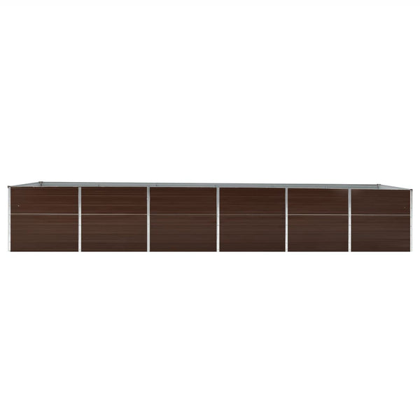 Erhöhtes Blumenbeet Evike 480x80x77cm (galv. Stahl)