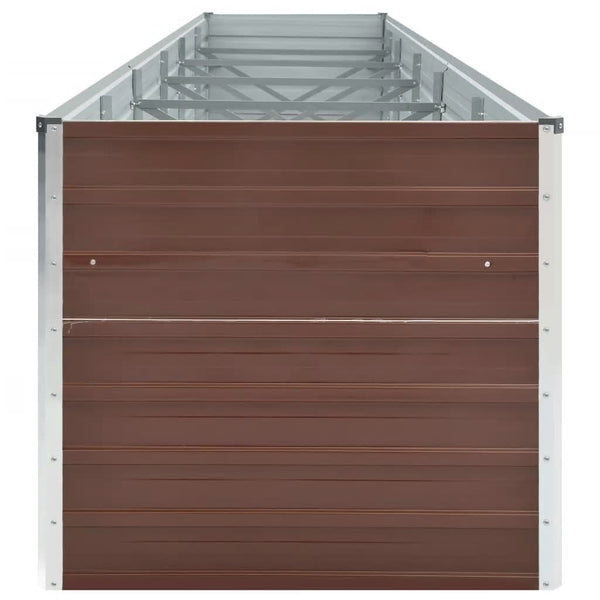 Erhöhtes Blumenbeet Evike 480x80x77cm (galv. Stahl)