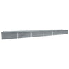 Graues Hochbeet Hareclia 600x80x45cm (verz. Stahl)