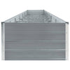 Graues Hochbeet Hareclia 600x80x45cm (verz. Stahl)