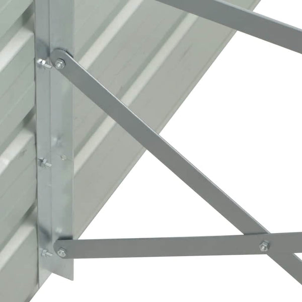 Graues Hochbeet Hareclia 600x80x45cm (verz. Stahl)