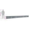 Graues Hochbeet Hareclia 600x80x45cm (verz. Stahl)