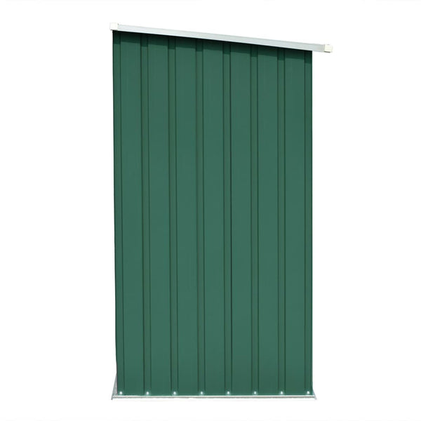 Grüner Geräteschuppen verzinkter Stahl Bietu 163x83x154cm