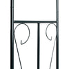 Dunkelgrüner Gartenbogen Diculescu 120x38x258cm (Eisen)