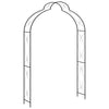 Schwarzer Gartenbogen Karll 150x34x240cm (Eisen)