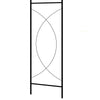 Schwarzer Gartenbogen Karll 150x34x240cm (Eisen)