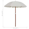 Sand Sonnenschirm Stahlstange Ralph 180cm