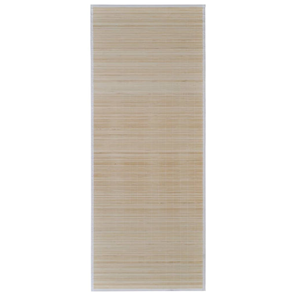 Natürliche rechteckige Bambusteppiche Andola 120x180cm (2 Stück)