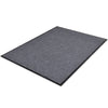 Graue PVC-Fußmatten Data 90x60cm (2 Stk.)