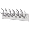 Silberne Garderobenhaken Mariel (2 Stk., Aluminium)