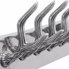 Silberne Garderobenhaken Mariel (2 Stk., Aluminium)