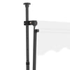 Kerma sisäänkelattava markiisi led-valoilla Levente 300cm