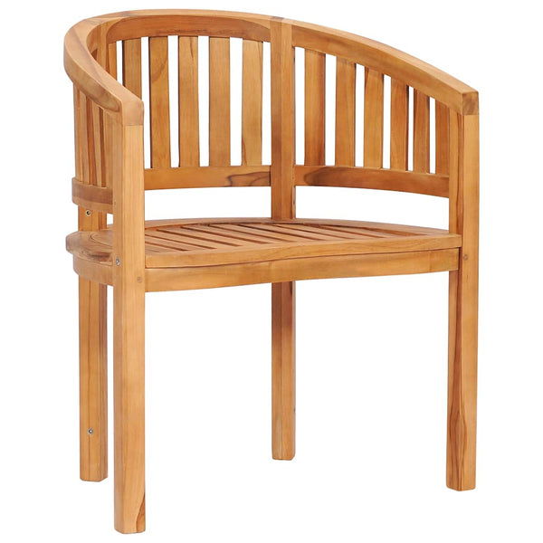 Bananenförmiger Stuhl Litita (Teak)