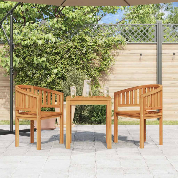 Bananenförmiger Stuhl Litita (Teak)