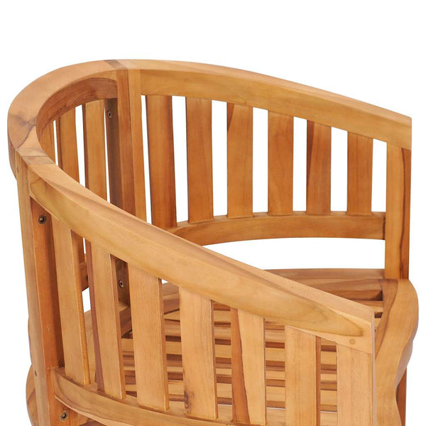 Bananenförmiger Stuhl Litita (Teak)