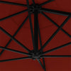Terracotta-Wandsonnenschirm Aitan 300cm (Metallstange)