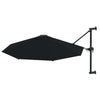 Schwarzer Sonnenschirm zur Wandmontage Aita 300cm (Metallmast)