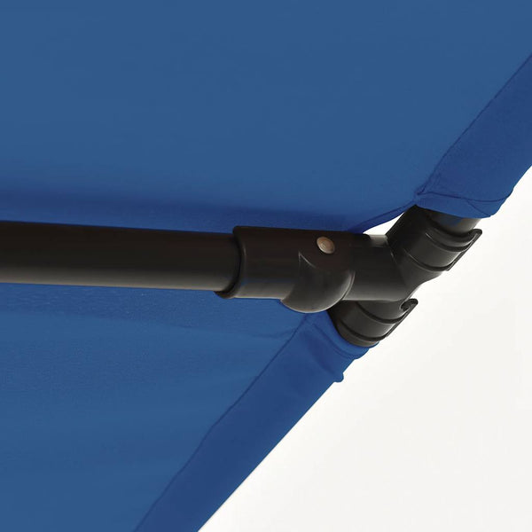 Himmelblauer Sonnenschirm Aluminiumstange Candidia 2x1,5 m