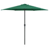 Grüner Sonnenschirm Aluminiumstange Sioldea 270x246cm