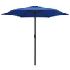 Himmelblauer Sonnenschirm Aluminiumstange Sioldea 270x246cm