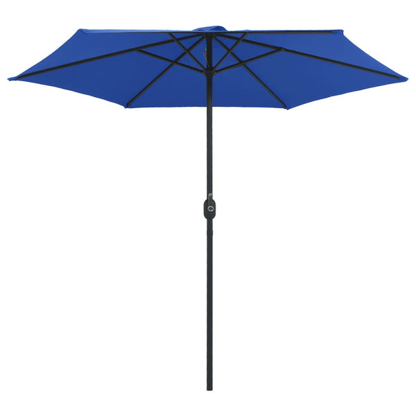 Himmelblauer Sonnenschirm Aluminiumstange Sioldea 270x246cm
