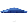 Himmelblauer Sonnenschirm Aluminiumstange Goldi 500cm