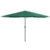 Grüner Sonnenschirm Metallgestell Ignatiu 390cm