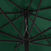 Grüner Sonnenschirm Metallgestell Ignatiu 390cm