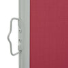 Rote einziehbare Terrassenseitenmarkise Bato 100x300cm