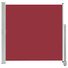 Rote einziehbare Seitenmarkise Bato 160x300cm