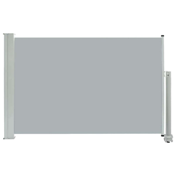 Graue einziehbare Seitenmarkise Bato 60x300cm