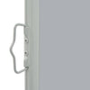 Graue einziehbare Seitenmarkise Bato 60x300cm