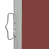 Braune einziehbare Terrassen-Seitenmarkise Bato 60x300cm