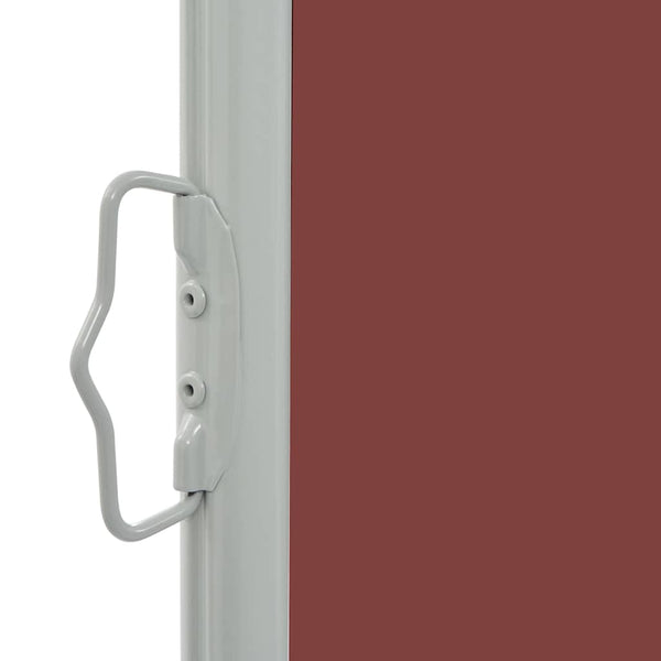 Braune einziehbare Terrassen-Seitenmarkise Bato 60x300cm