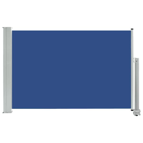 Blaues, einziehbares Terrassenseitenmarkise Bato 60x300cm