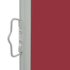 Rote ausziehbare Terrassenseitenmarkise Bato 60x300cm