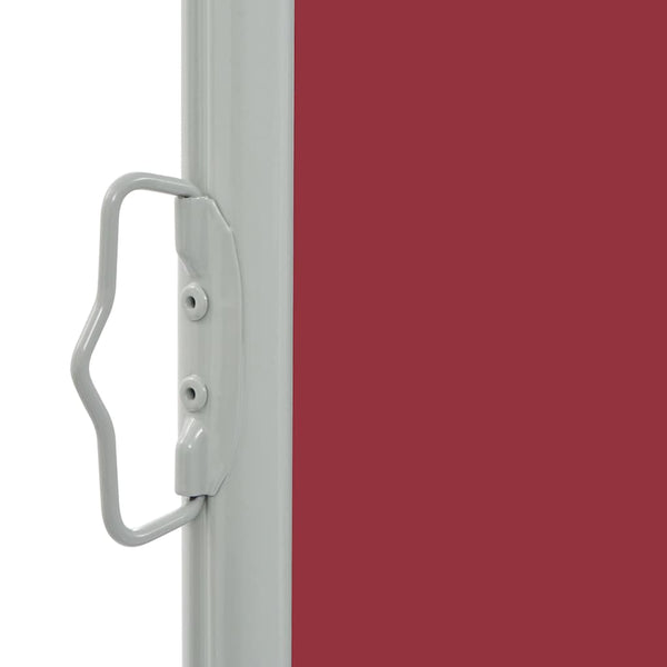 Rote ausziehbare Terrassenseitenmarkise Bato 60x300cm
