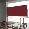Rote ausziehbare Terrassenseitenmarkise Bato 60x300cm