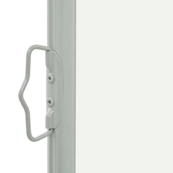 Cremefarbene einziehbare Seitenmarkise Bato 80x300cm