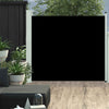Schwarze, ausziehbare Seitenmarkise SNR 100x300cm