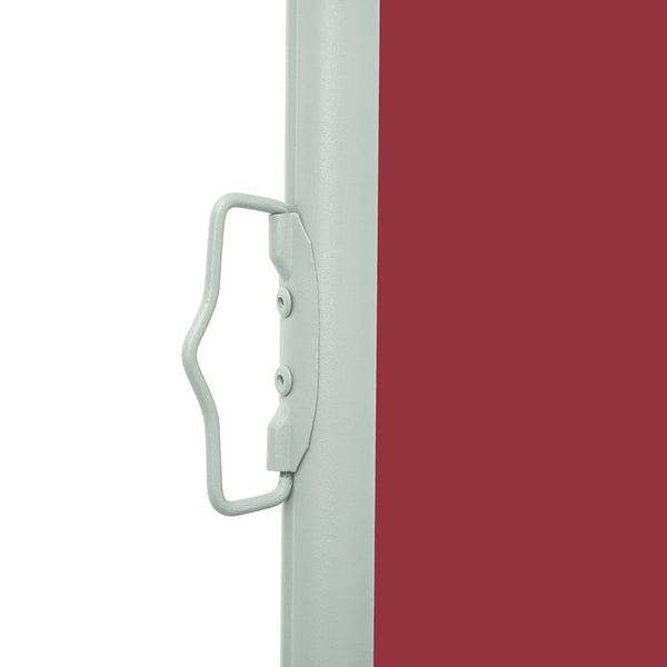 Rote ausziehbare Terrassenseitenmarkise Snr 100x300cm