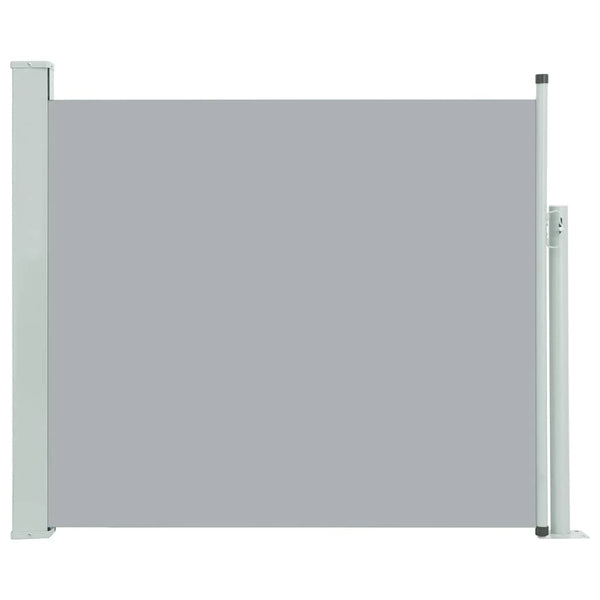 Graue, ausziehbare Seitenmarkise für Terrassen, Snr 100x300cm