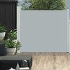Graue, ausziehbare Seitenmarkise für Terrassen, Snr 100x300cm