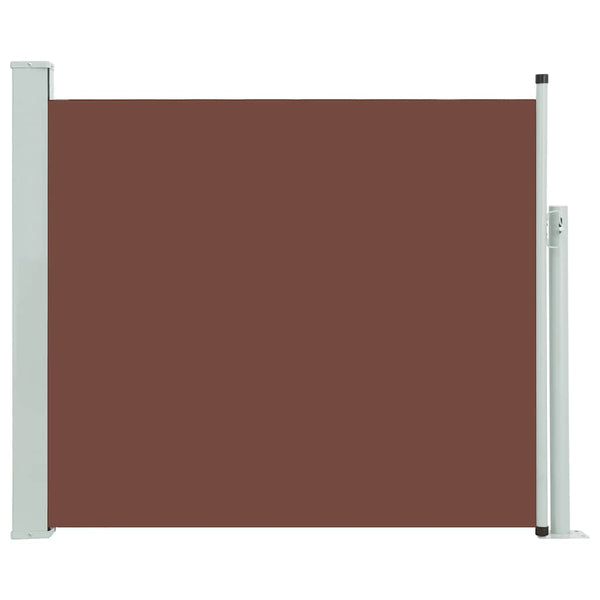 Braune einziehbare Terrassen-Seitenmarkise Snr 100x300cm