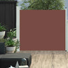 Braune einziehbare Terrassen-Seitenmarkise Snr 100x300cm