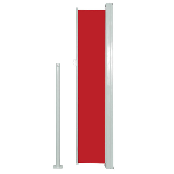 Rote ausziehbare Seitenmarkise Terrasse Snr 100x500cm