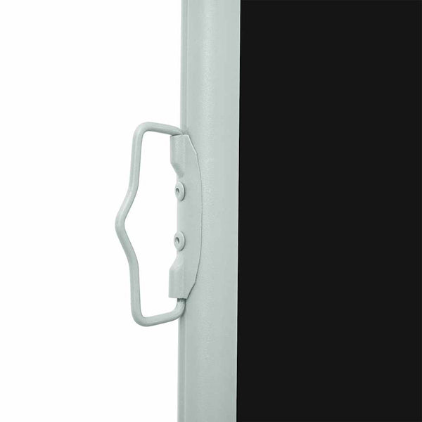 Schwarze ausziehbare Seitenmarkise Snr 120x500cm für die Terrasse