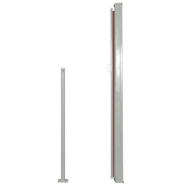 Braune ausziehbare Terrassen-Seitenmarkise Snr 120x500cm